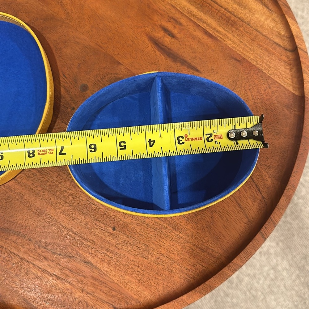 NEW🤩 RARE DAINES &  HATHAWAY HANDMADE FINE LEATHER LIDDED BOX WITH SUEDE LINING - Picture 5 of 7